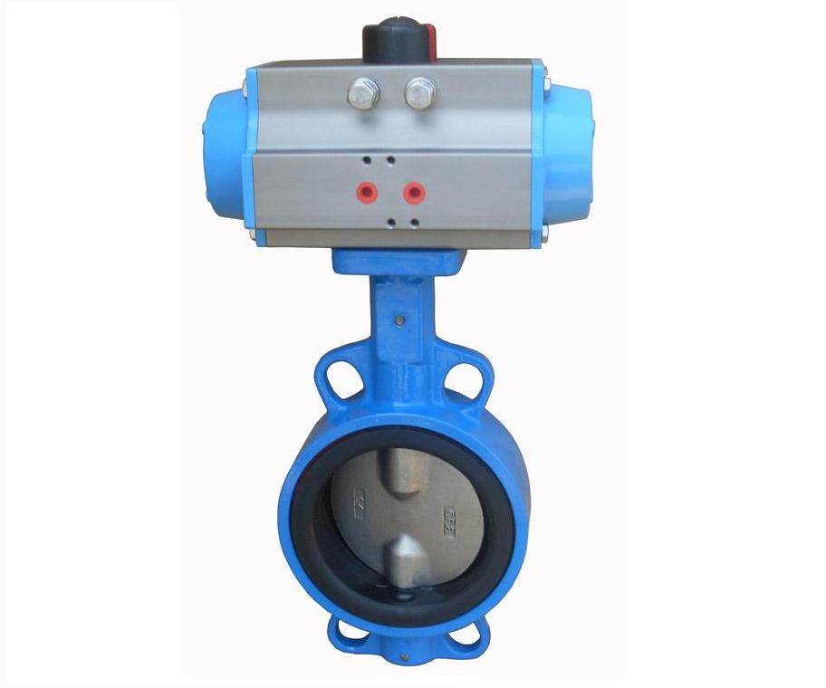 D671X气动对夹软密封蝶阀