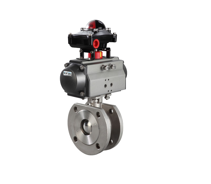 Q671F气动对夹式球阀